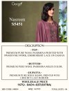 Nasreen 5451 By Ganga Wool Pashmina Salwar Kameez